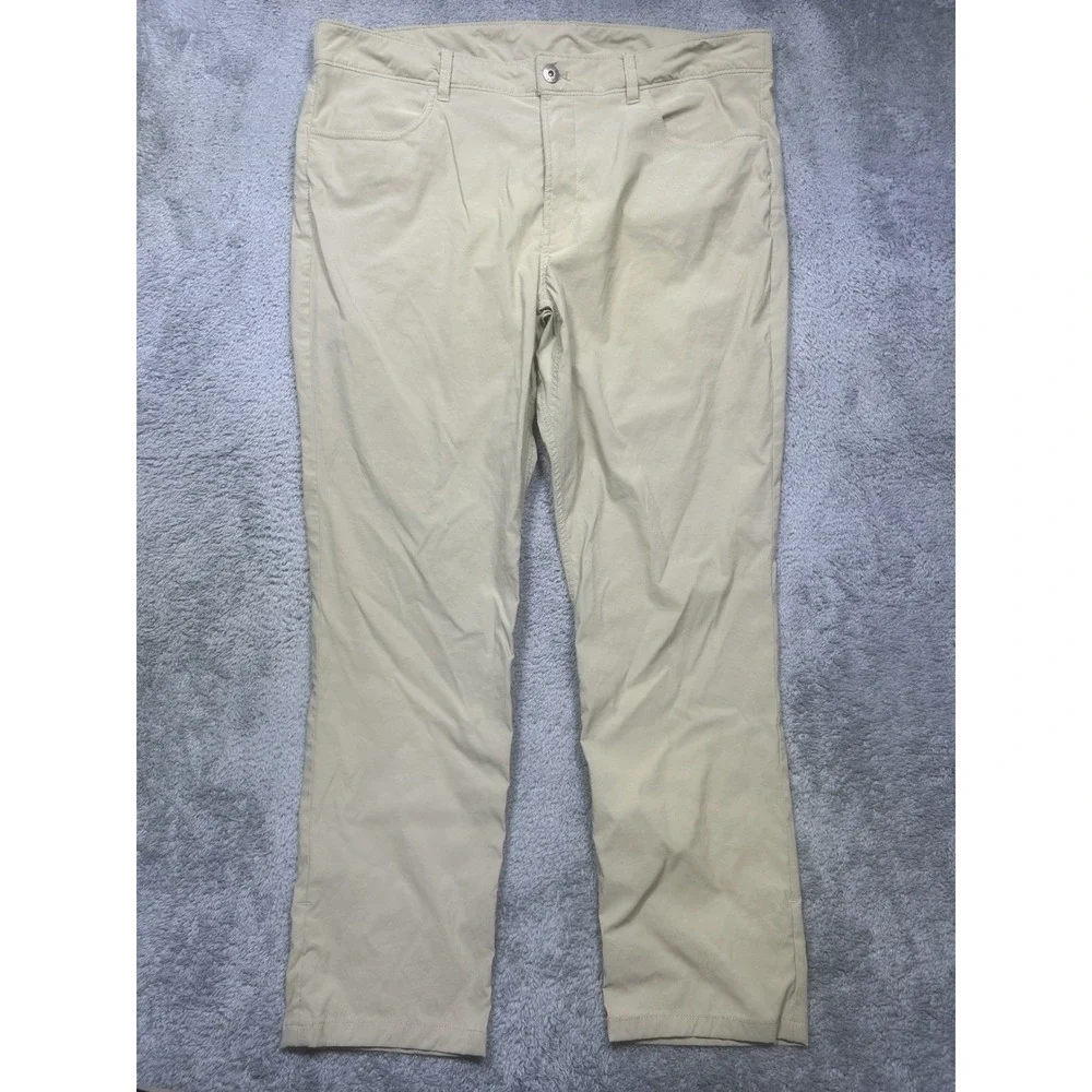 The North Face Pants Men's 40x29 Beige Sprag 5 Pocket Stretch Hiking‎ Trousers